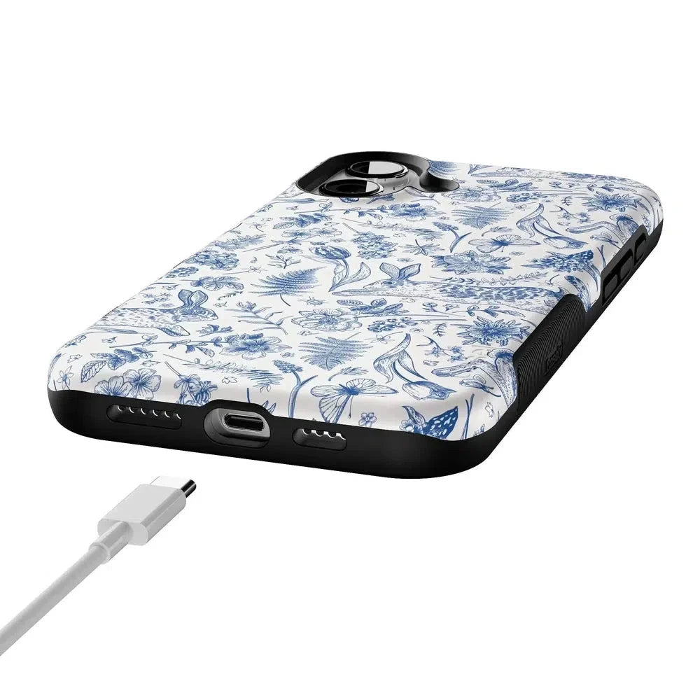 Hop & Bloom | Bunny Toile Case Phone Case Casetry