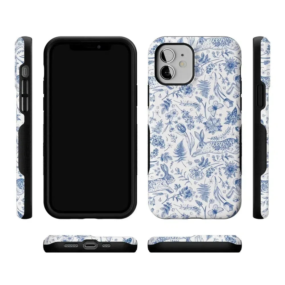 Hop & Bloom | Bunny Toile Case Phone Case Casetry