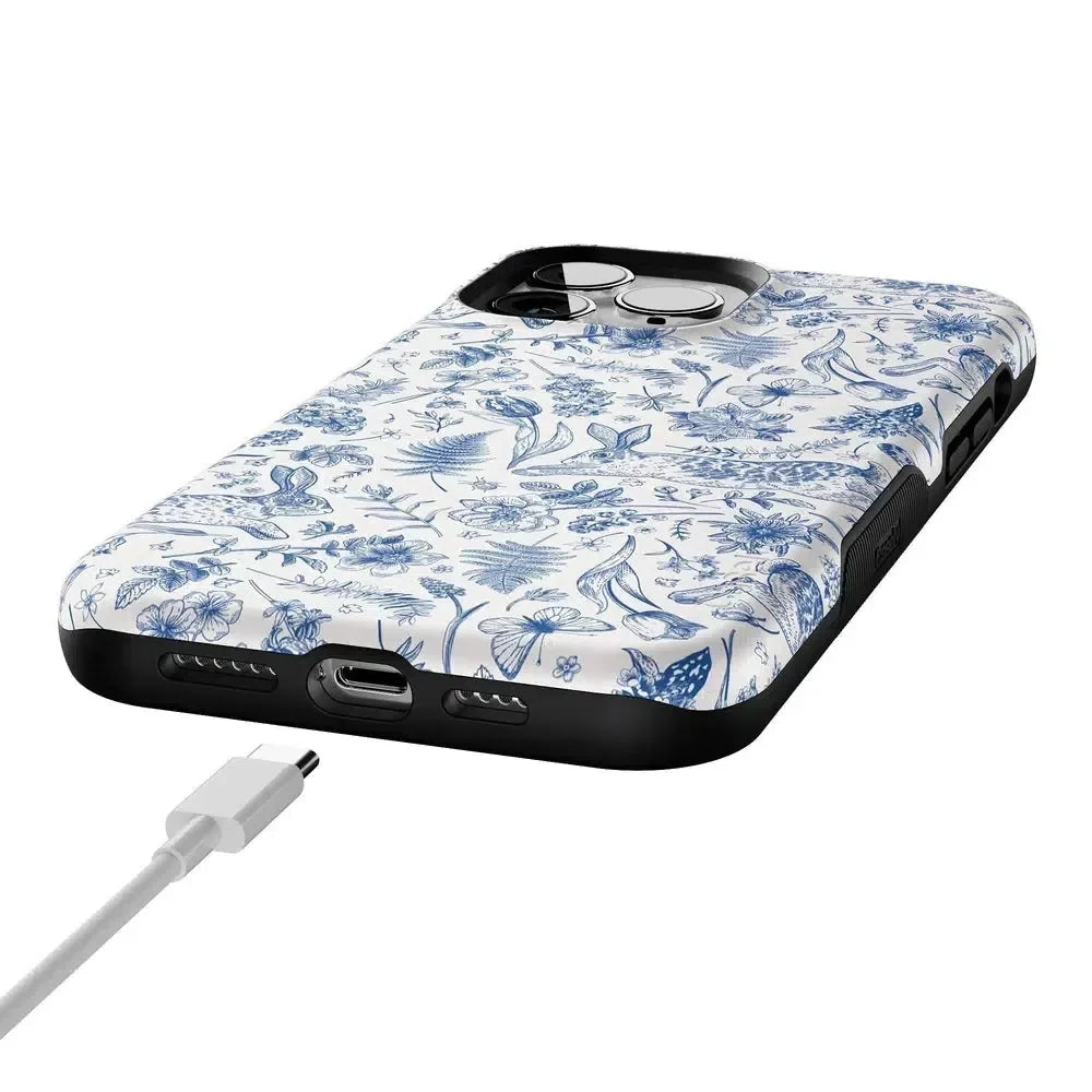 Hop & Bloom | Bunny Toile Case Phone Case Casetry