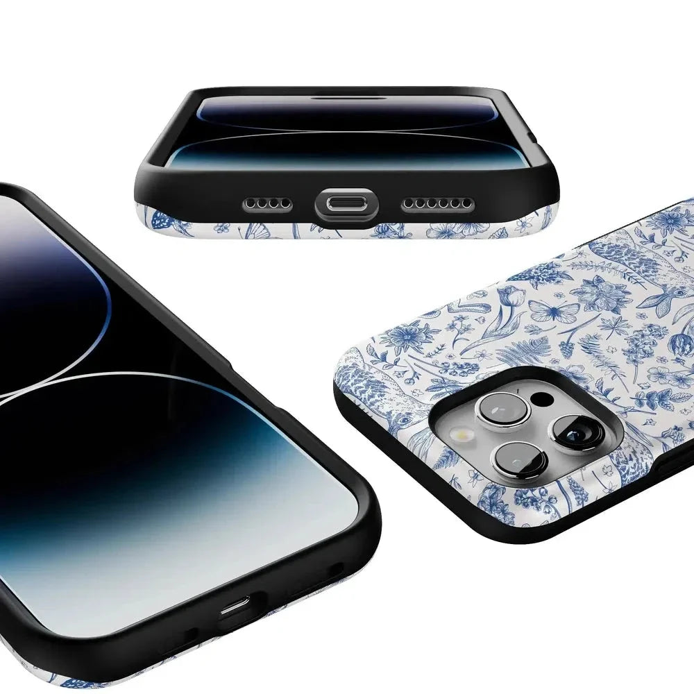 Hop & Bloom | Bunny Toile Case Phone Case Casetry