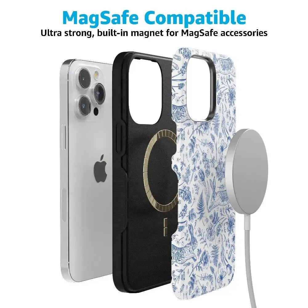 Hop & Bloom | Bunny Toile Case Phone Case Casetry