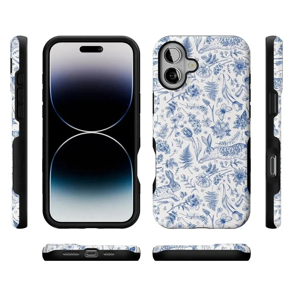 Hop & Bloom | Bunny Toile Case Phone Case Casetry