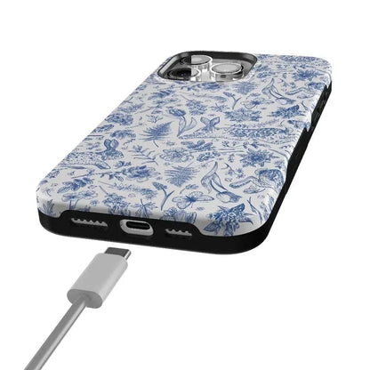 Hop & Bloom | Bunny Toile Case Phone Case Casetry