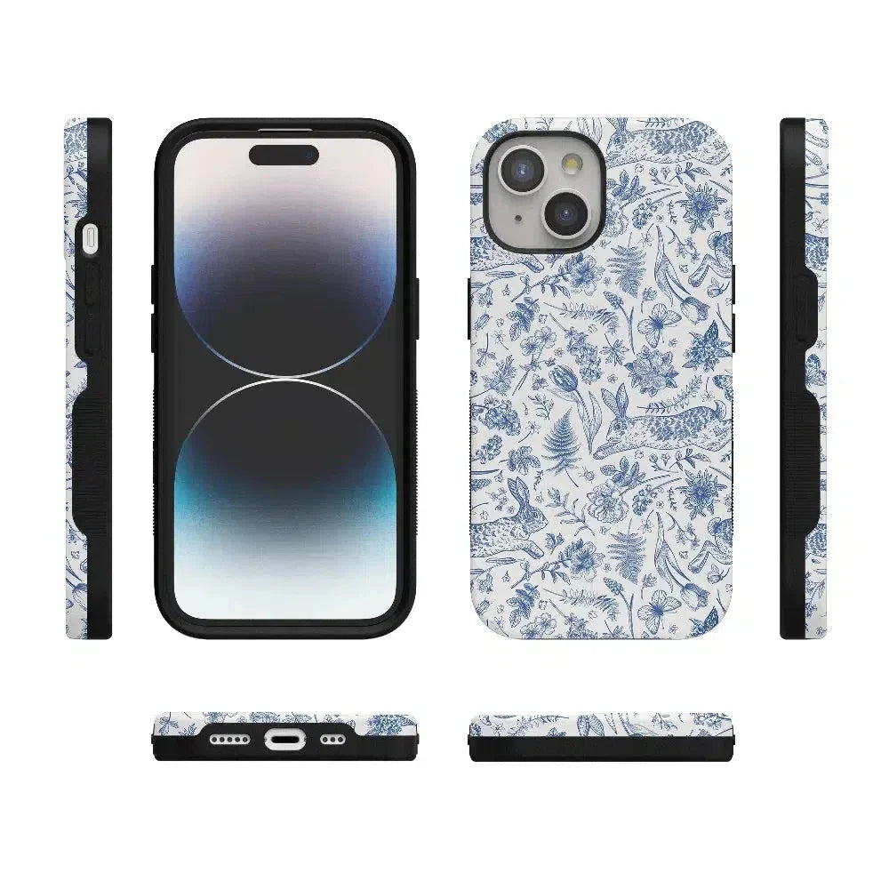 Hop & Bloom | Bunny Toile Case Phone Case Casetry