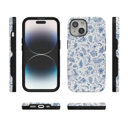 Hop & Bloom | Bunny Toile Case Phone Case Casetry