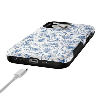 Hop & Bloom | Bunny Toile Case Phone Case Casetry