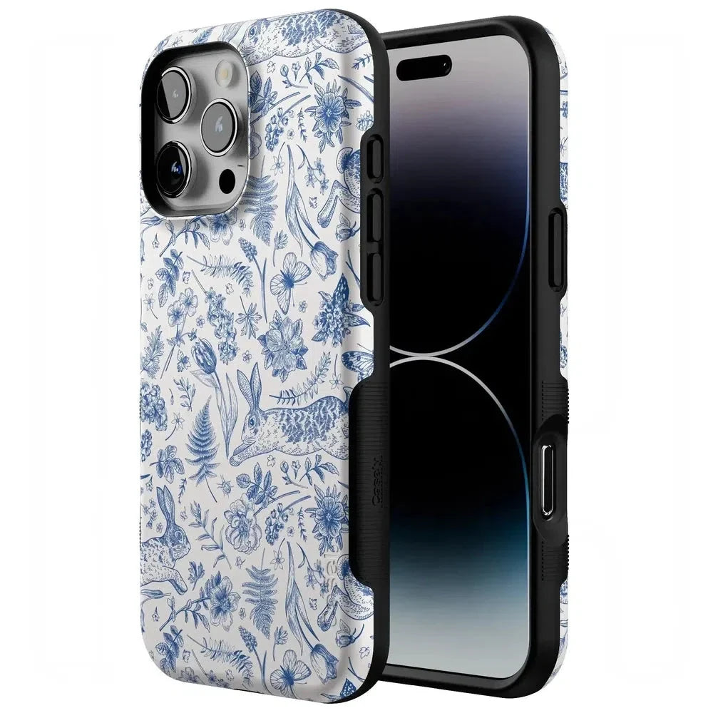 Hop & Bloom | Bunny Toile Case Phone Case Casetry