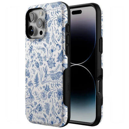 Hop & Bloom | Bunny Toile Case Phone Case Casetry
