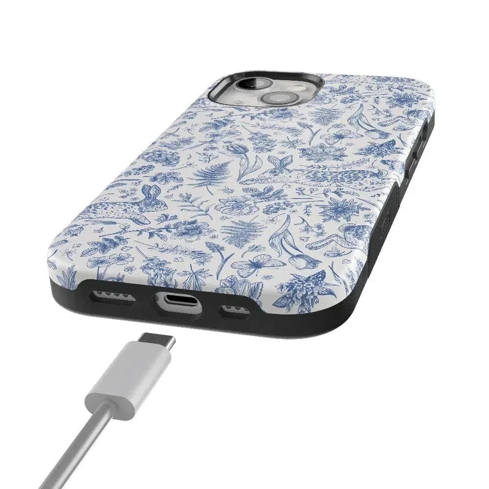 Hop & Bloom | Bunny Toile Case Phone Case Casetry