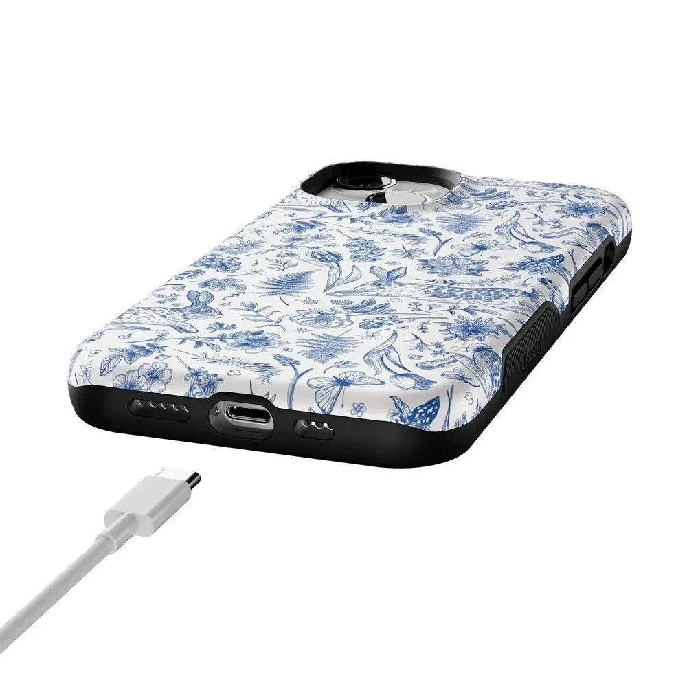 Hop & Bloom | Bunny Toile Case Phone Case Casetry