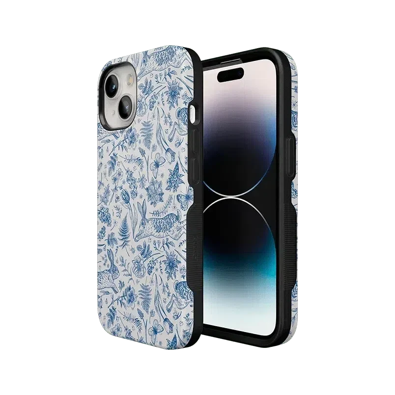 Hop & Bloom | Bunny Toile Case Phone Case Casetry