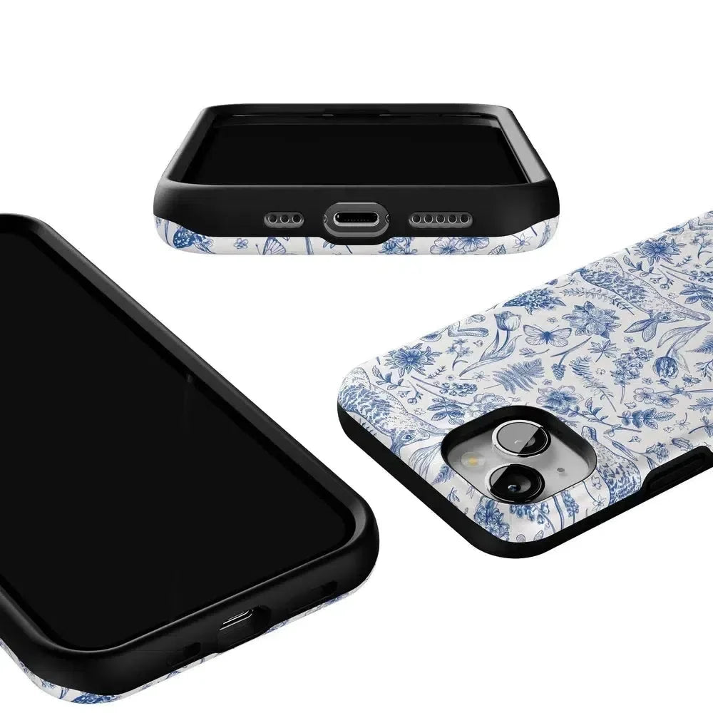 Hop & Bloom | Bunny Toile Case Phone Case Casetry
