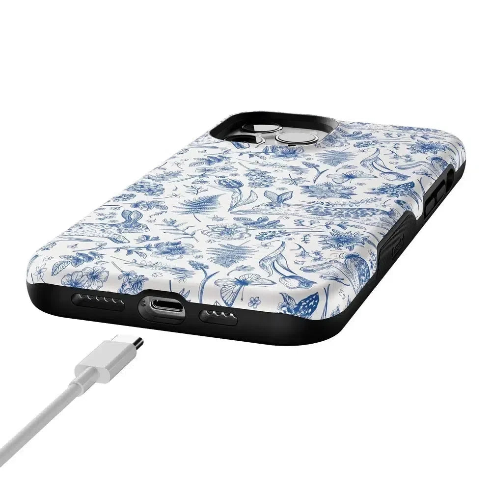 Hop & Bloom | Bunny Toile Case Phone Case Casetry