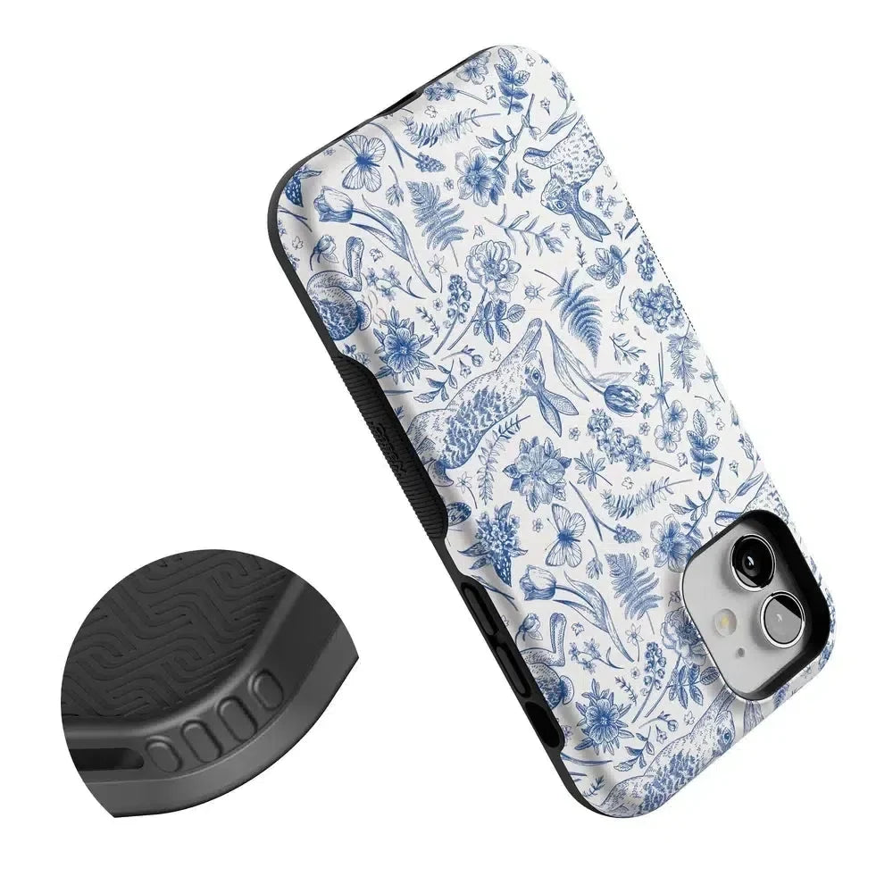 Hop & Bloom | Bunny Toile Case Phone Case Casetry