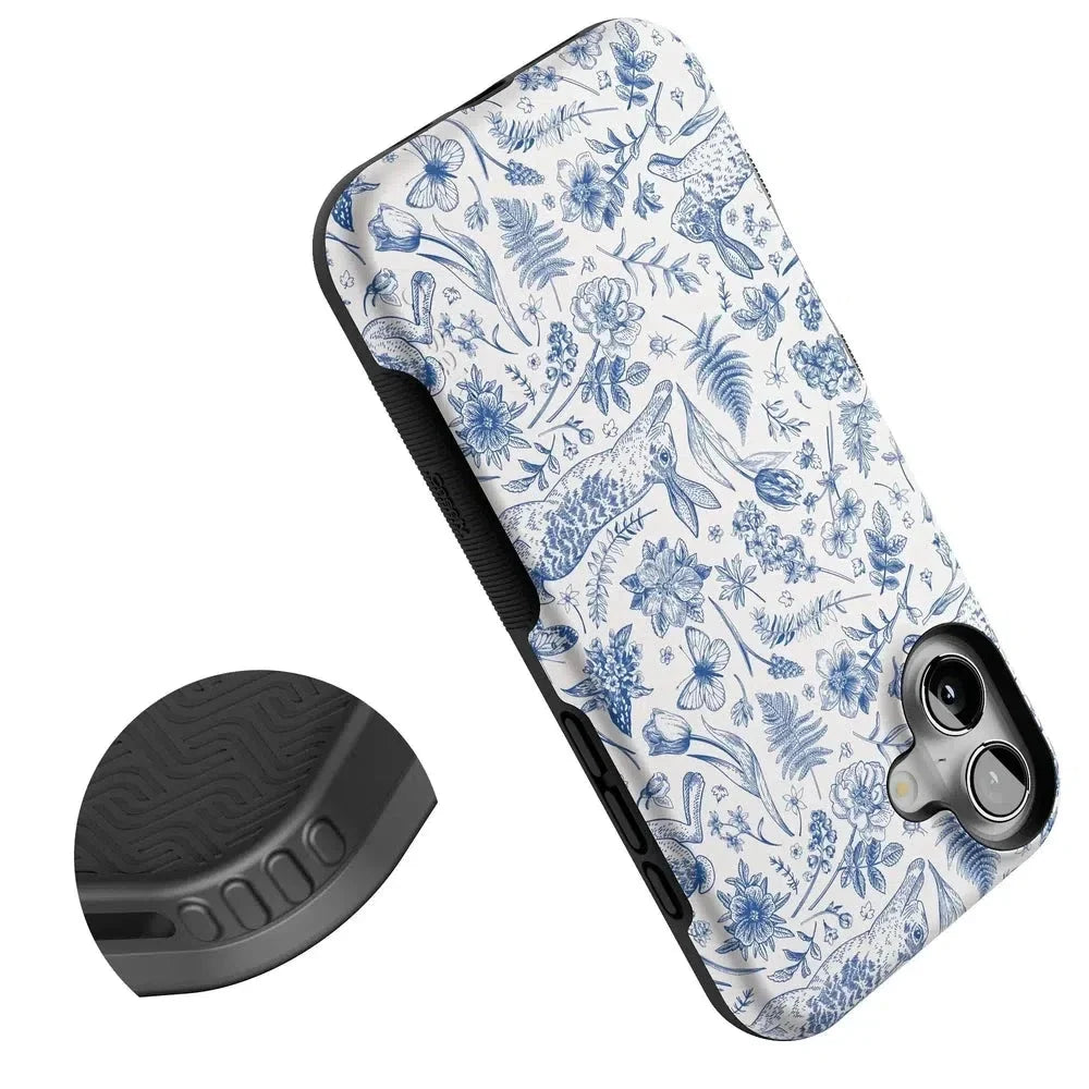 Hop & Bloom | Bunny Toile Case Phone Case Casetry