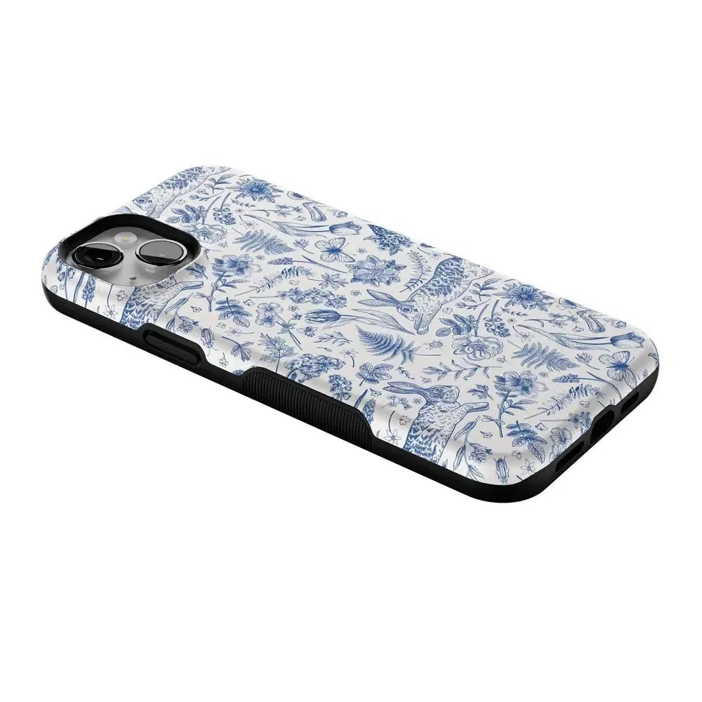 Hop & Bloom | Bunny Toile Case Phone Case Casetry