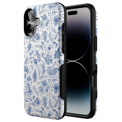 Hop & Bloom | Bunny Toile Case Phone Case Casetry
