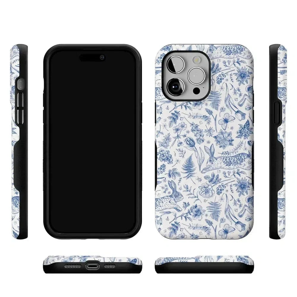 Hop & Bloom | Bunny Toile Case Phone Case Casetry