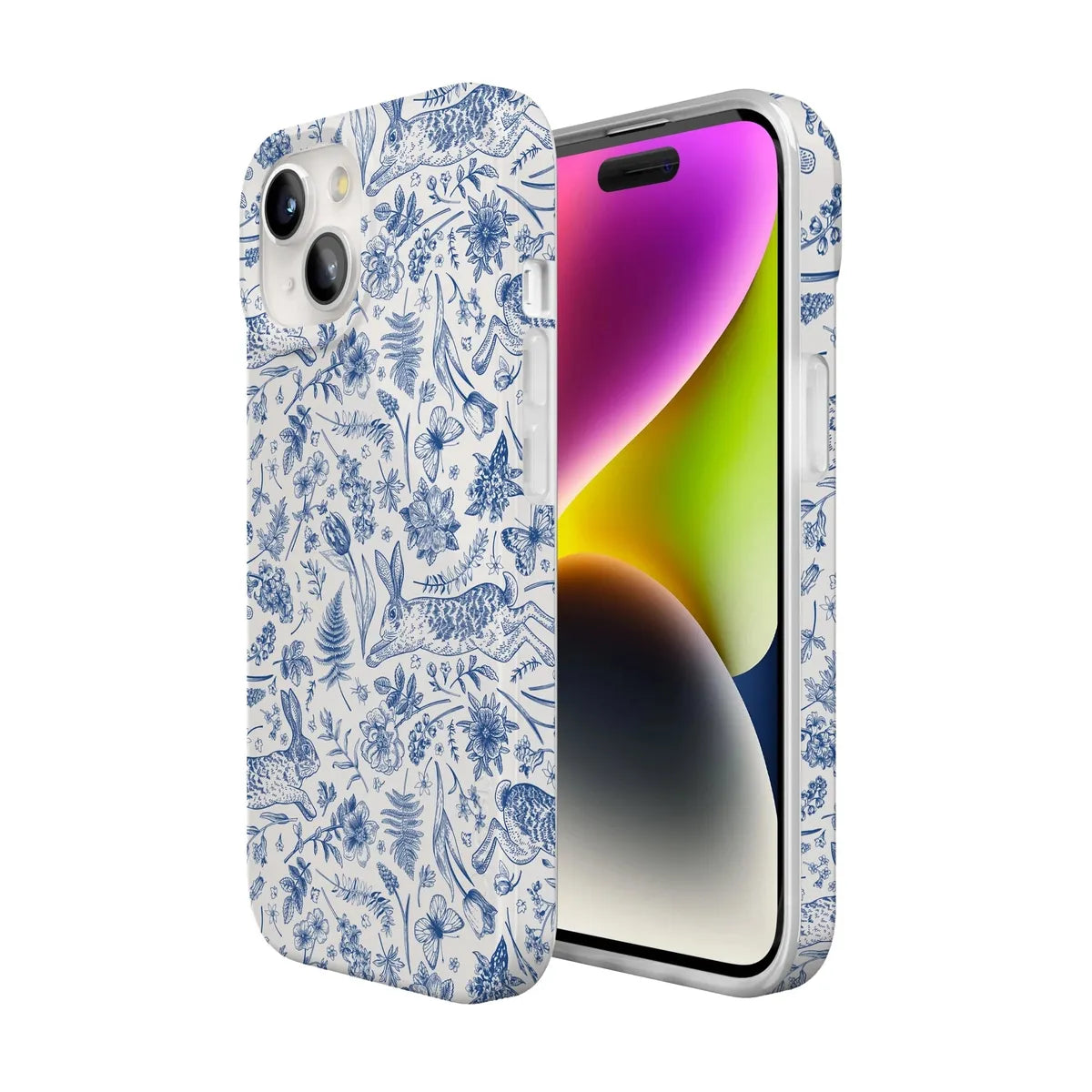 Hop & Bloom | Bunny Toile Case Phone Case Casetry