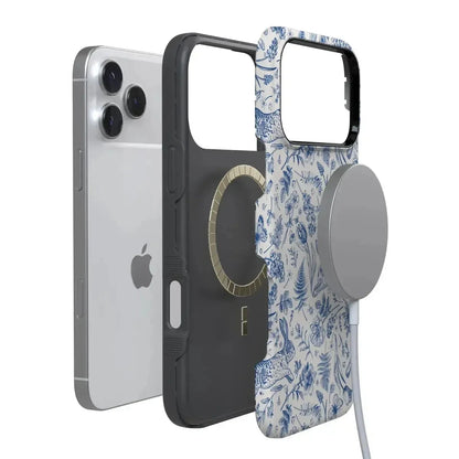 Hop & Bloom | Bunny Toile Case Phone Case Casetry