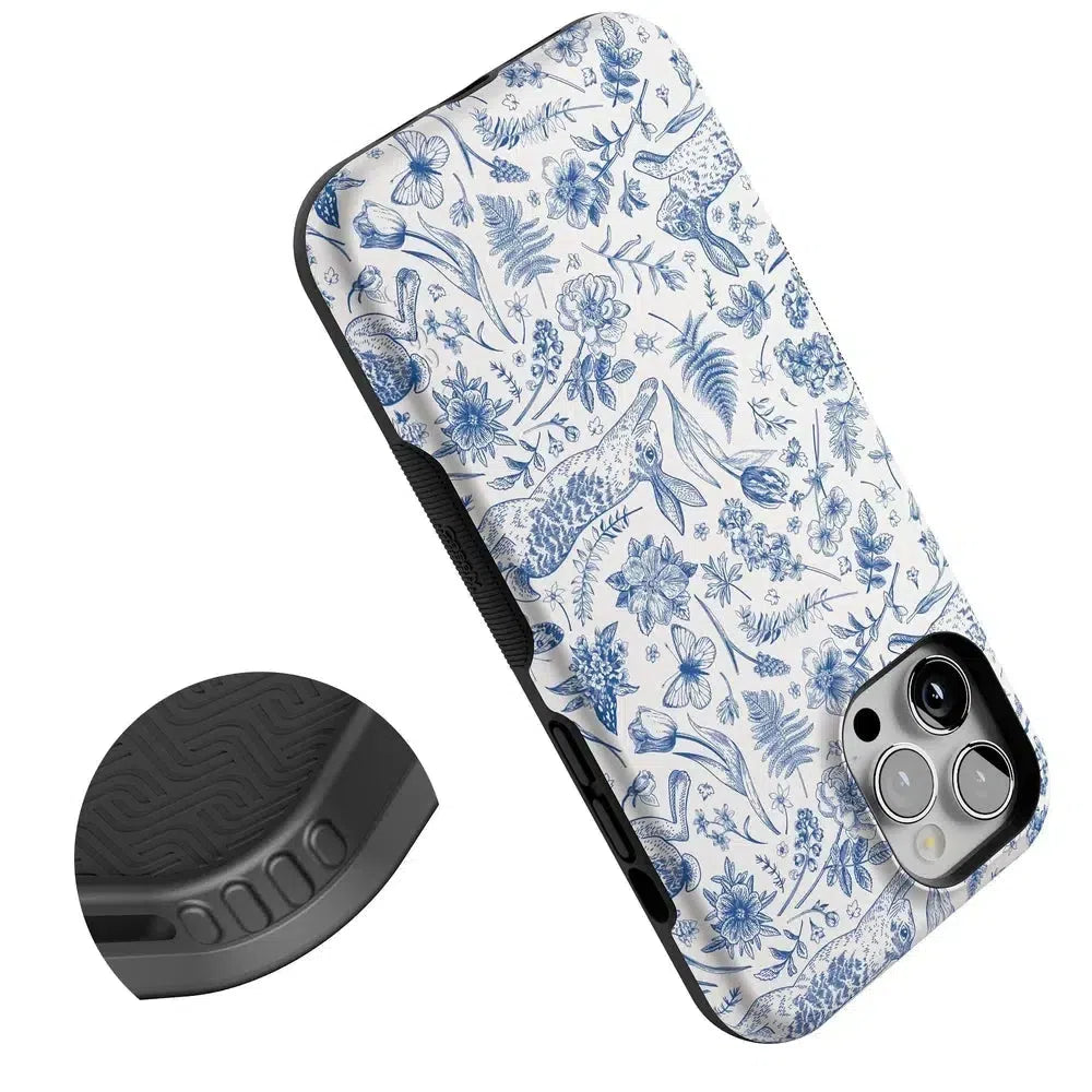 Hop & Bloom | Bunny Toile Case Phone Case Casetry