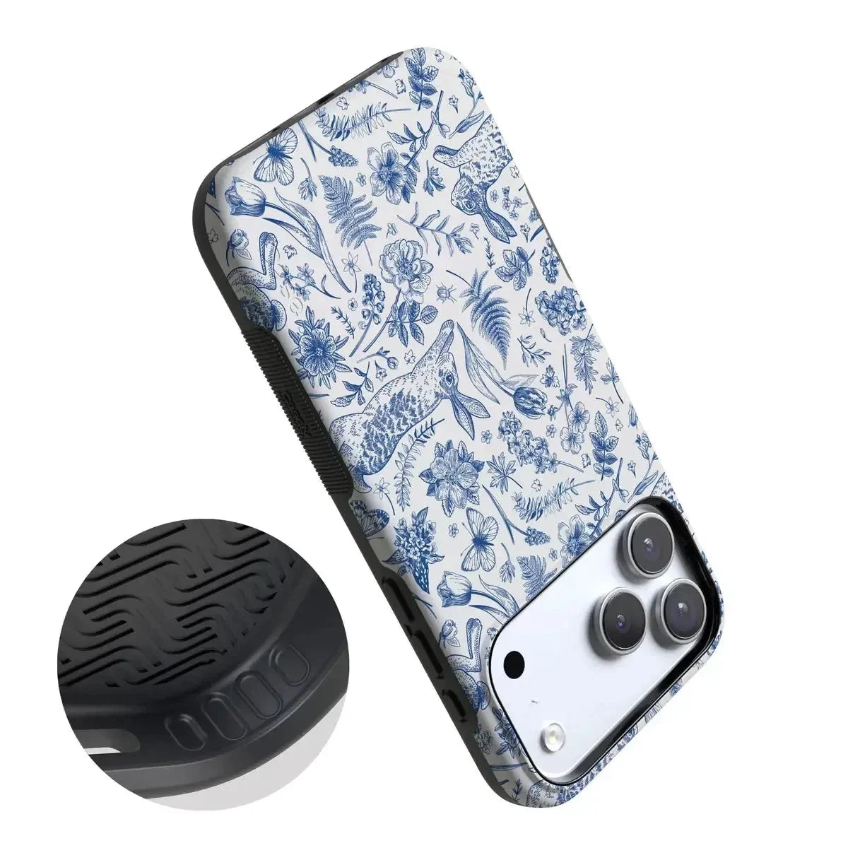 Hop & Bloom | Bunny Toile Case Phone Case Casetry