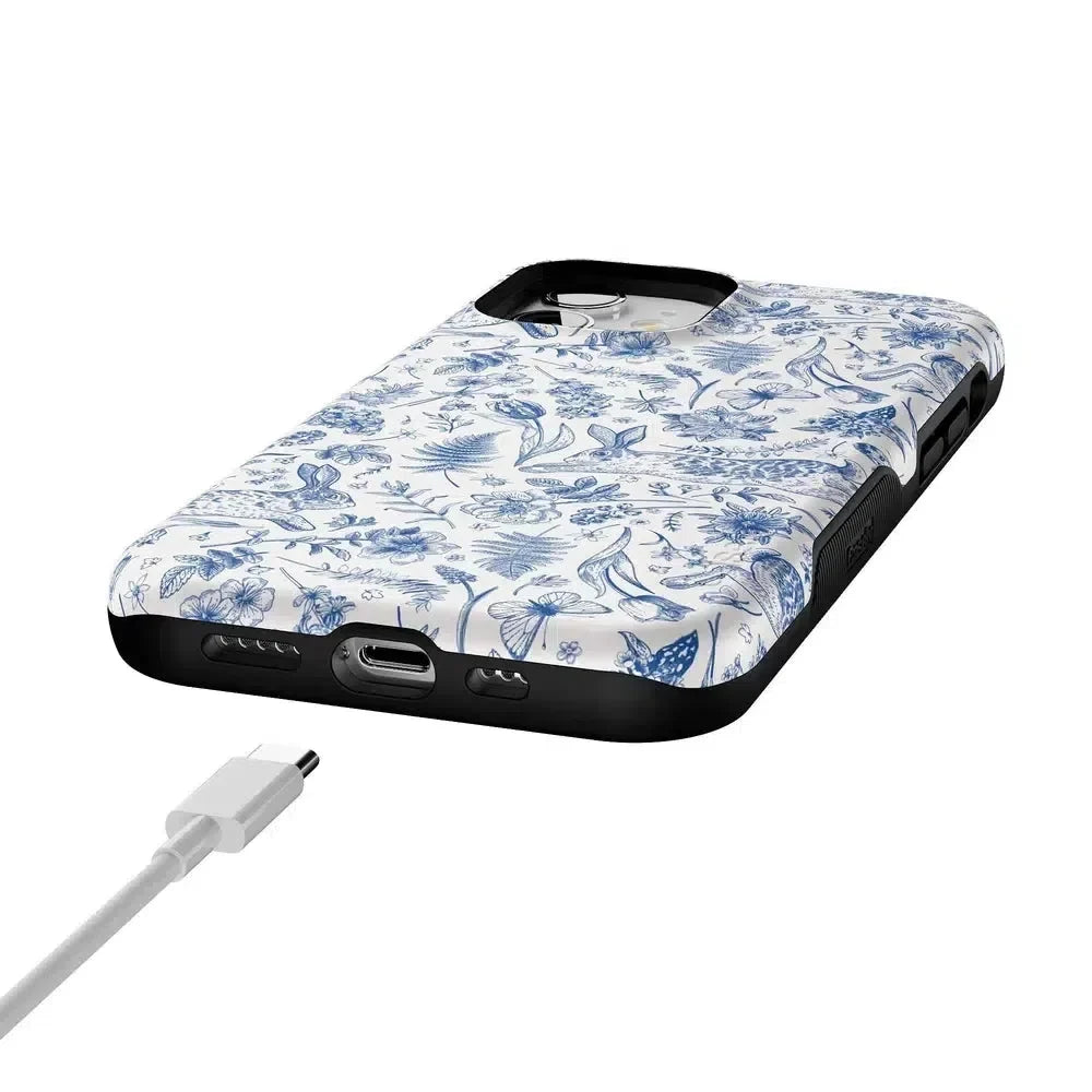 Hop & Bloom | Bunny Toile Case Phone Case Casetry