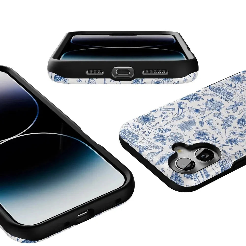 Hop & Bloom | Bunny Toile Case Phone Case Casetry