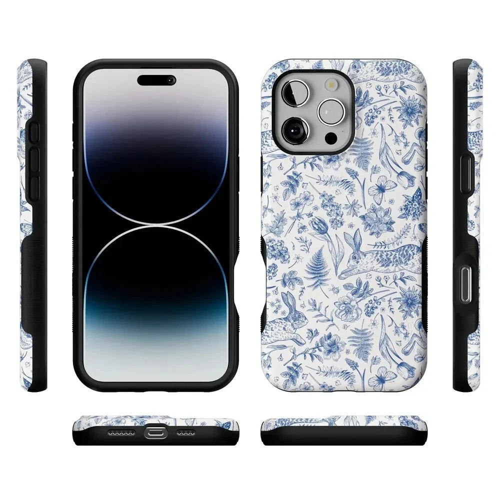 Hop & Bloom | Bunny Toile Case Phone Case Casetry
