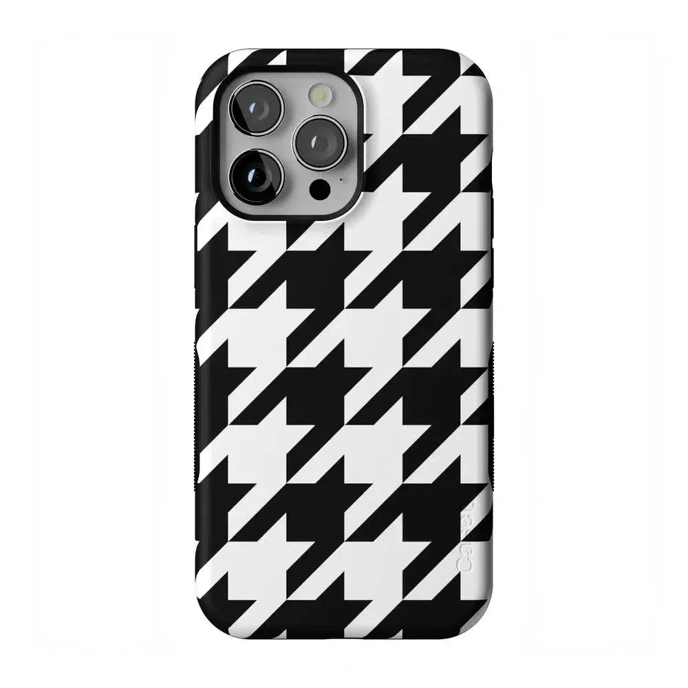 Houndstooth | High Contrast Design Case Phone Case Casetry Bold Flex + MagSafe® iPhone 14 Pro Max