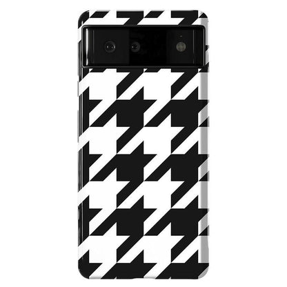 Houndstooth | High Contrast Design Case Phone Case Casetry Essential Google Pixel 6