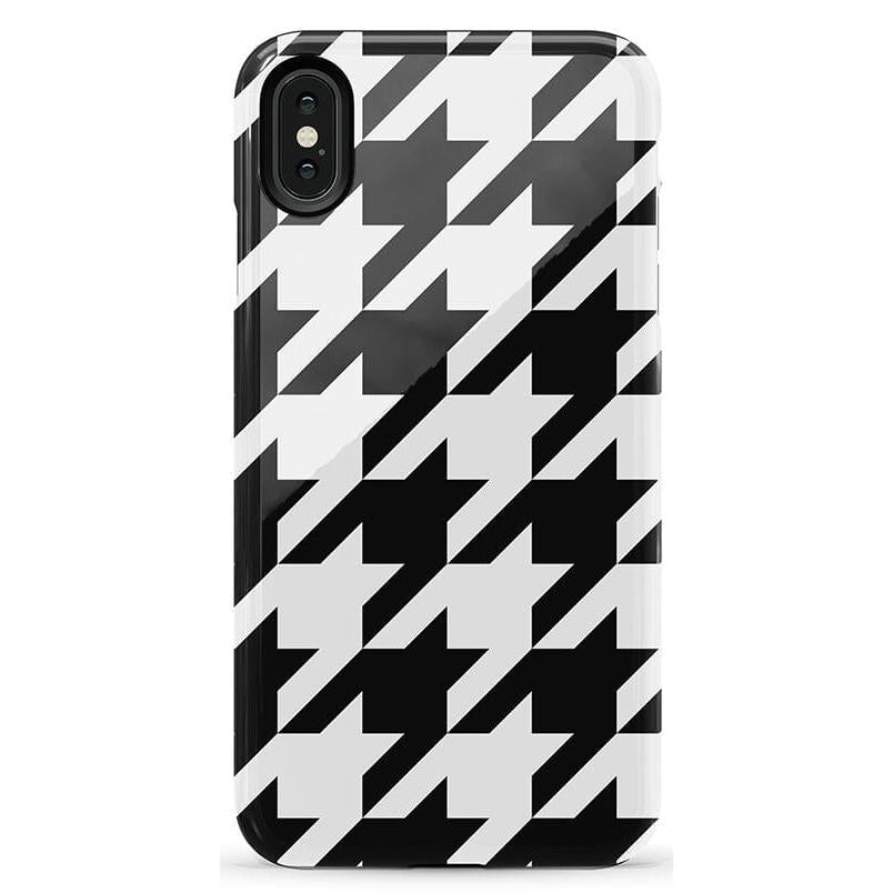 Houndstooth | High Contrast Design Case Phone Case Casetry Essential iPhone XS Max