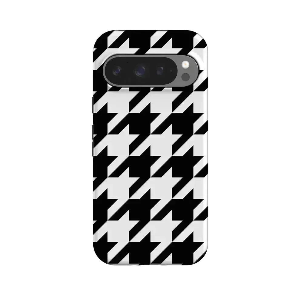 Houndstooth | High Contrast Design Case Phone Case Casetry Essential + MagSafe® Google Pixel 10 Pro