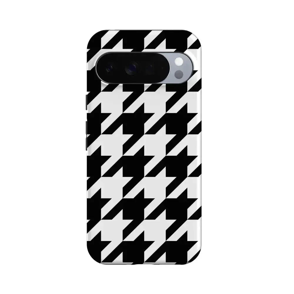 Houndstooth | High Contrast Design Case Phone Case Casetry Essential + MagSafe® Google Pixel 10 Pro XL