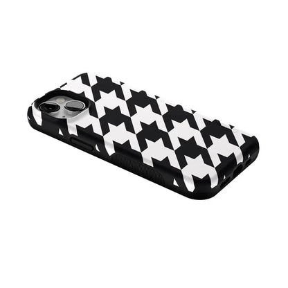 Houndstooth | High Contrast Design Case Phone Case Casetry