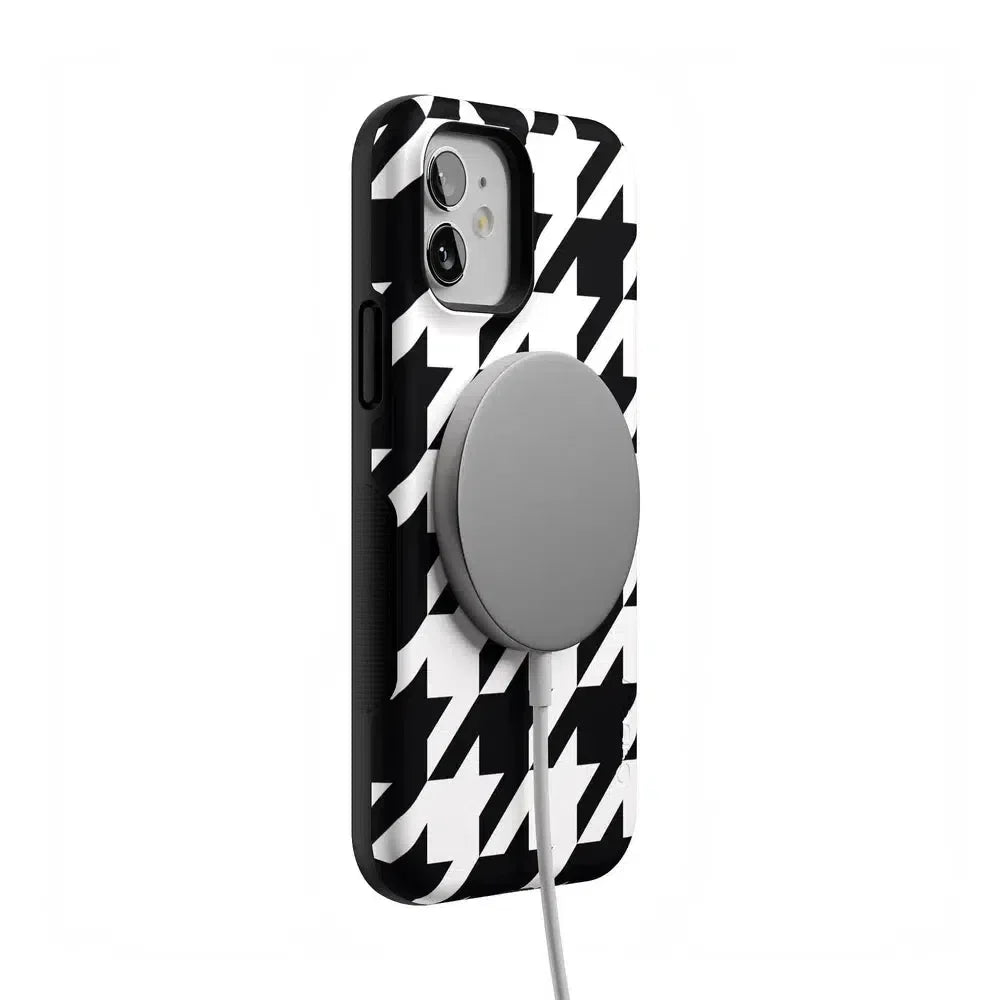 Houndstooth | High Contrast Design Case Phone Case Casetry