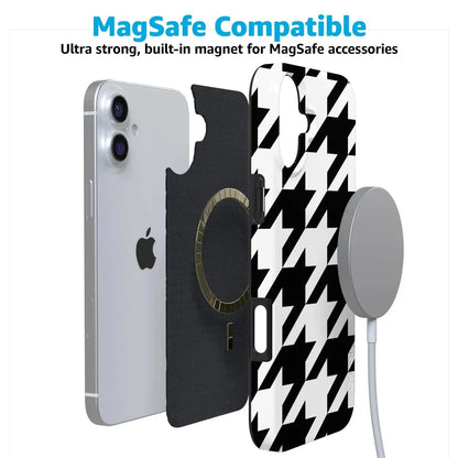 Houndstooth | High Contrast Design Case Phone Case Casetry