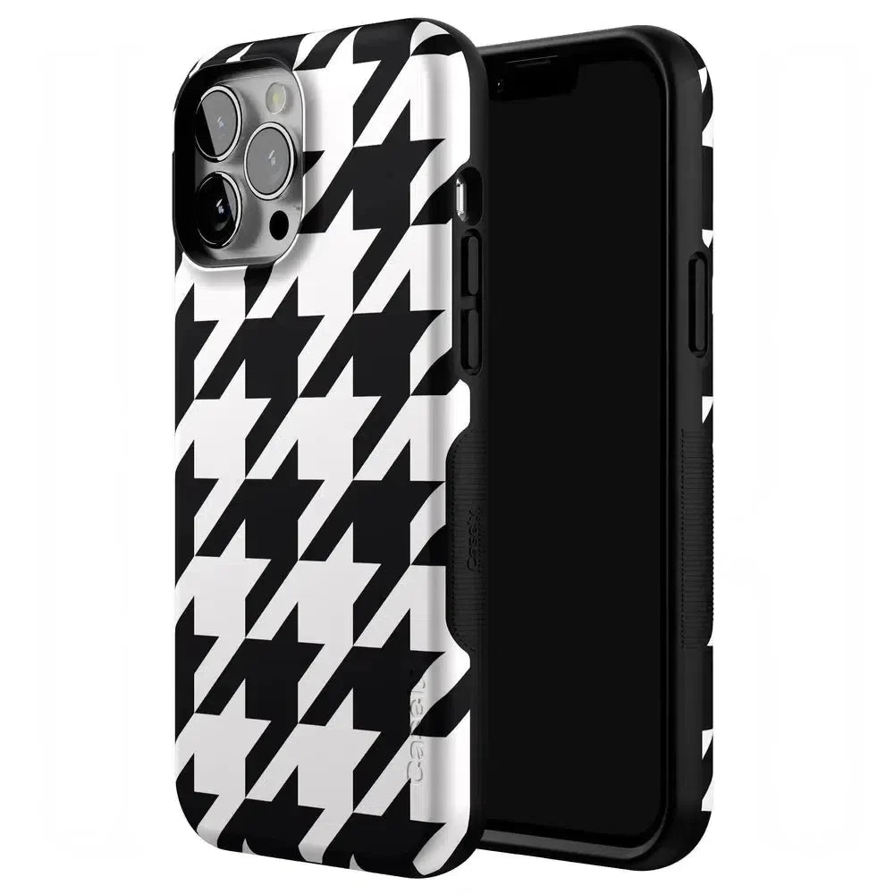Houndstooth | High Contrast Design Case Phone Case Casetry
