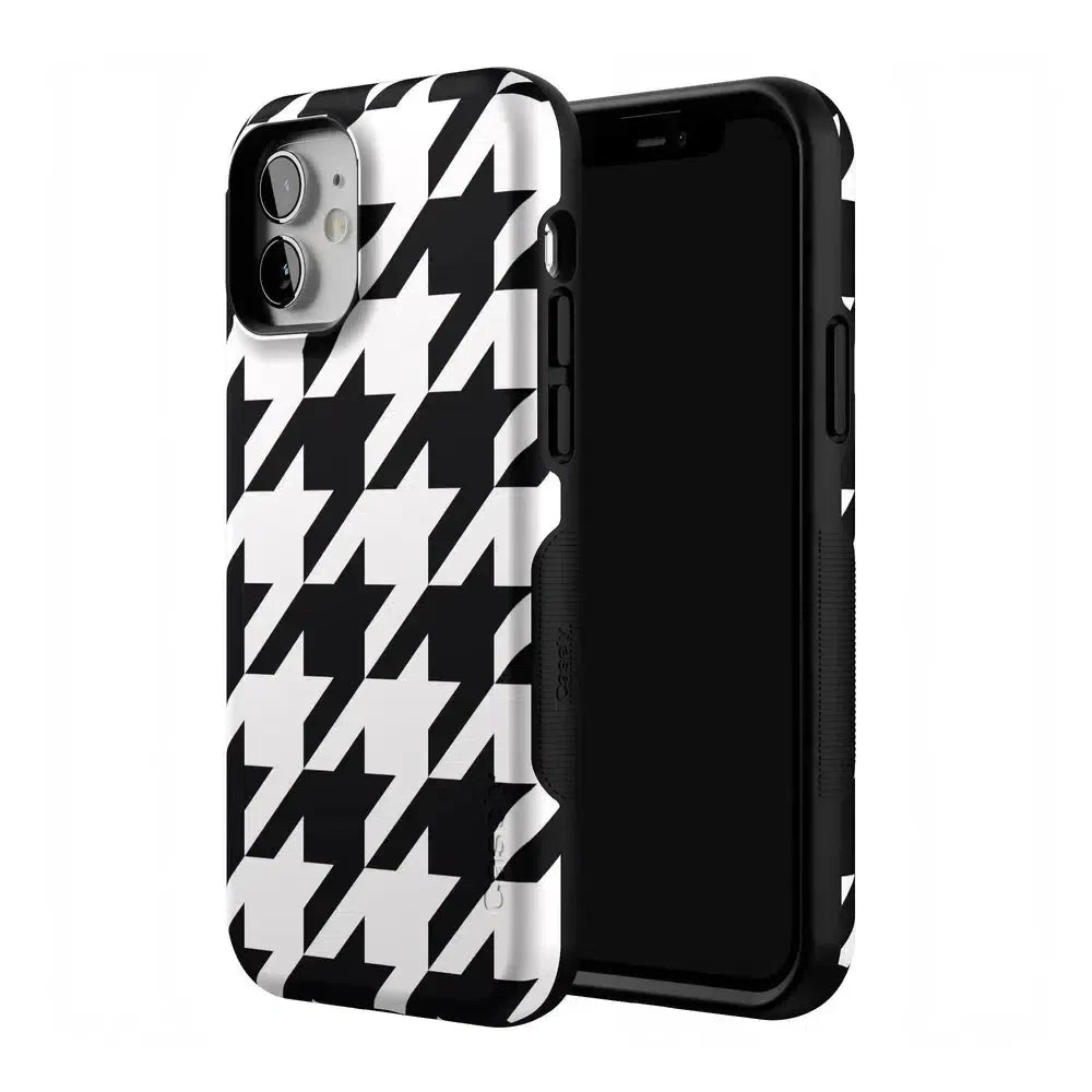 Houndstooth | High Contrast Design Case Phone Case Casetry