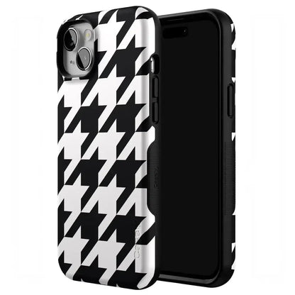 Houndstooth | High Contrast Design Case Phone Case Casetry