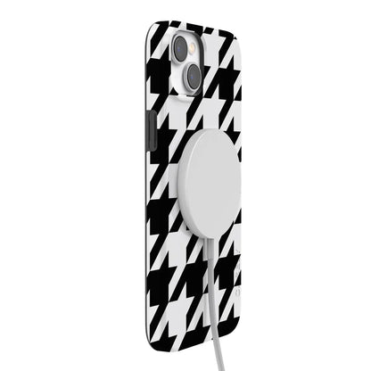 Houndstooth | High Contrast Design Case Phone Case Casetry