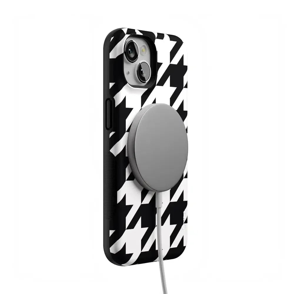 Houndstooth | High Contrast Design Case Phone Case Casetry