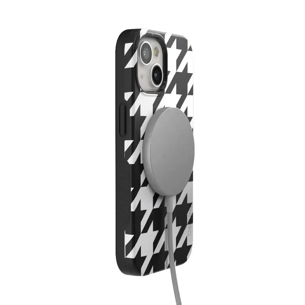 Houndstooth | High Contrast Design Case Phone Case Casetry