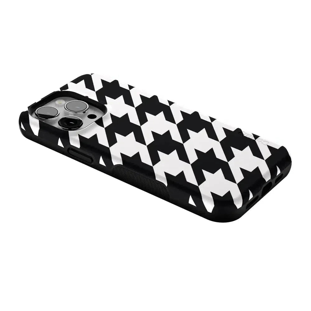 Houndstooth | High Contrast Design Case Phone Case Casetry