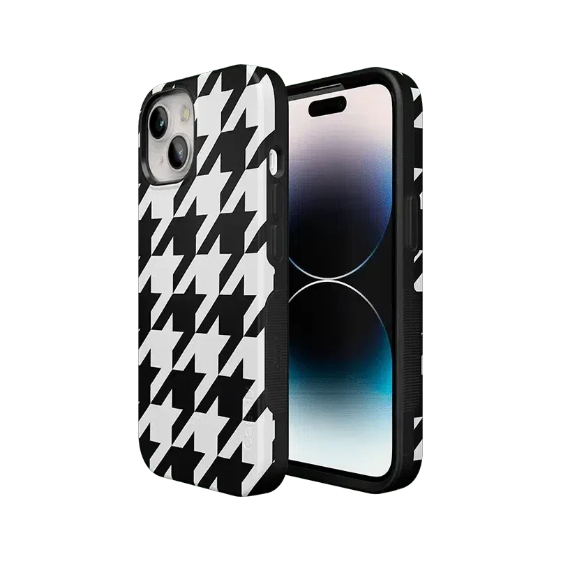 Houndstooth | High Contrast Design Case Phone Case Casetry