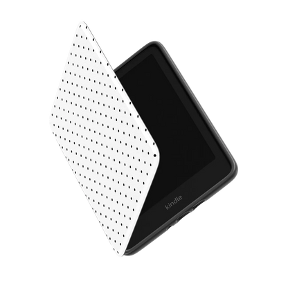 On the Dot | Black Polka Dot Kindle Case