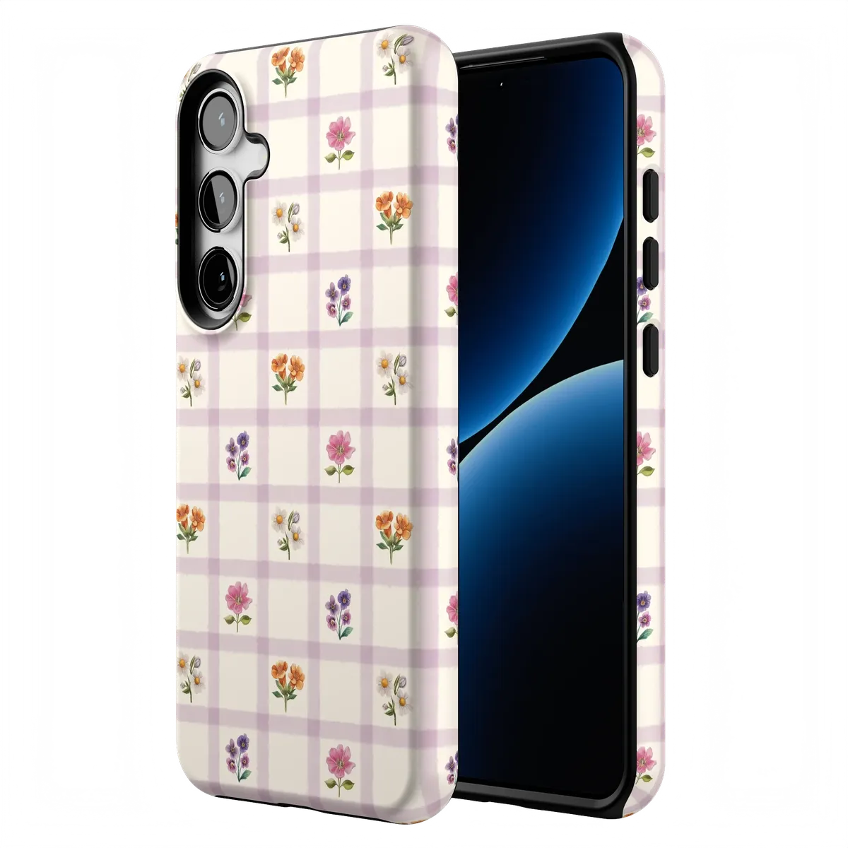 Meadow Check | Floral Gingham Case