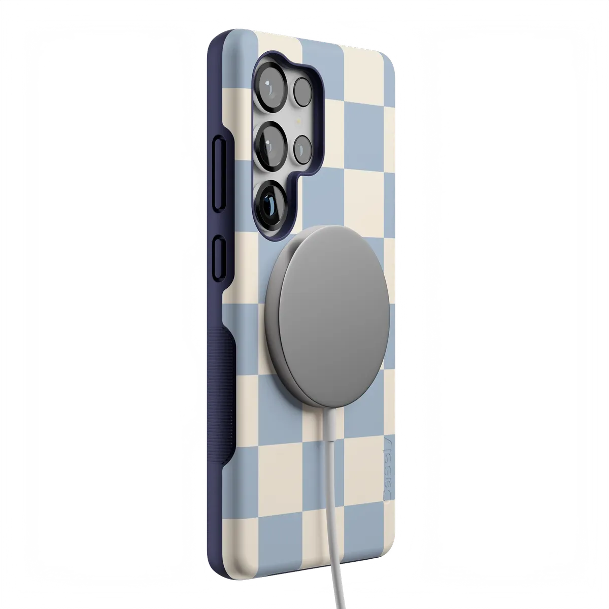 Fit Check | Light Blue Checkerboard Case