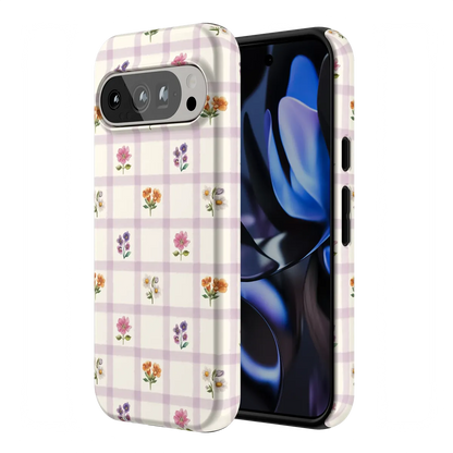 Meadow Check | Floral Gingham Case