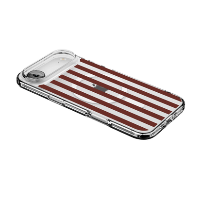 Sunday in Brooklyn | Burgundy Stripes Case
